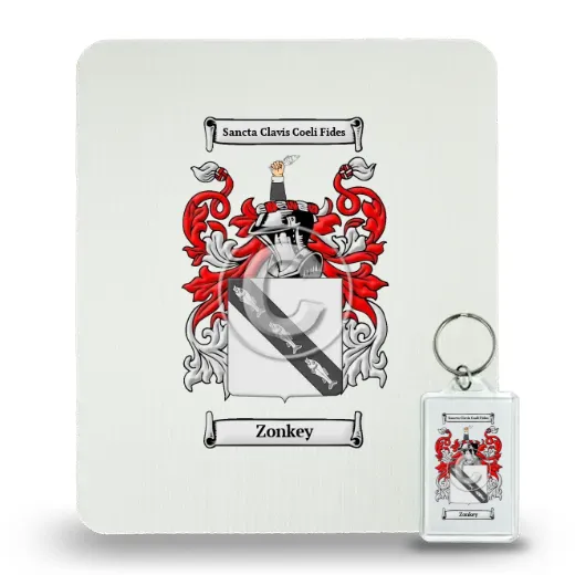 Zonkey Mouse Pad and Keychain Combo Package