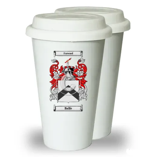 Balfe Pair of Ceramic Tumblers with Lids