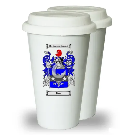 Barr Pair of Ceramic Tumblers with Lids