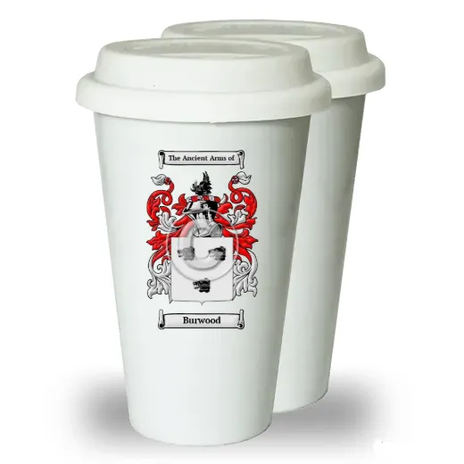 Burwood Pair of Ceramic Tumblers with Lids