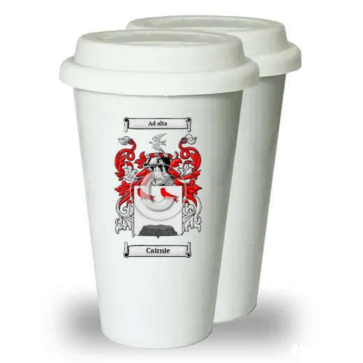 Cairnie Pair of Ceramic Tumblers with Lids