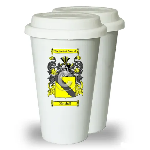 Hatchell Pair of Ceramic Tumblers with Lids