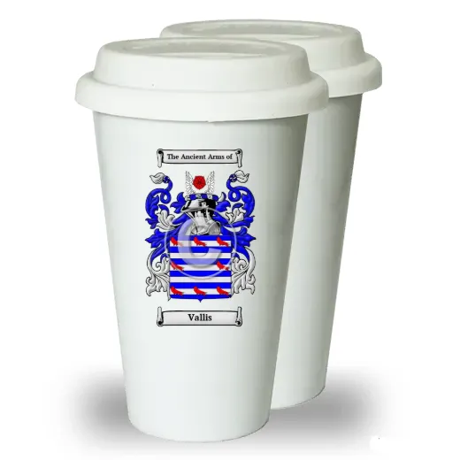 Vallis Pair of Ceramic Tumblers with Lids