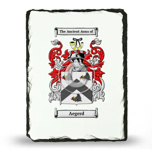Aegerd Coat of Arms Slate