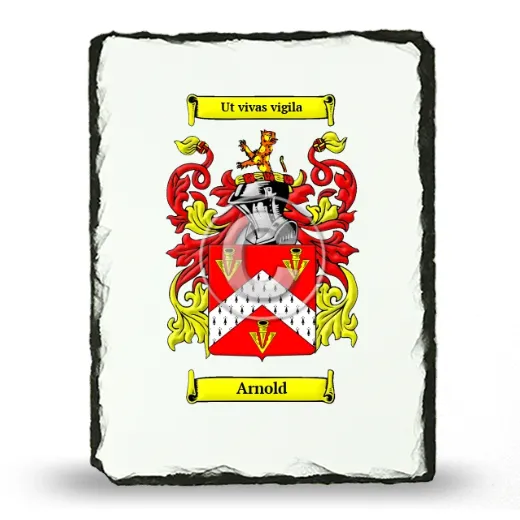 Arnold Coat of Arms Slate