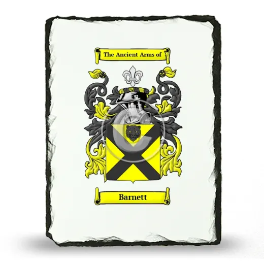 Barnett Coat of Arms Slate
