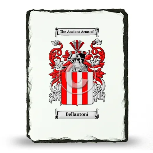 Bellantoni Coat of Arms Slate