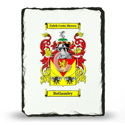 Bothamley Coat of Arms Slate