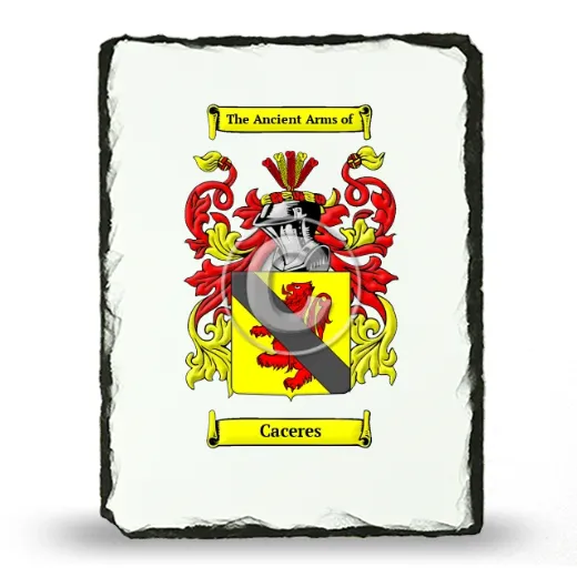 Caceres Coat of Arms Slate