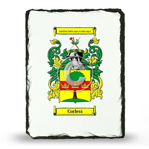 Corless Coat of Arms Slate