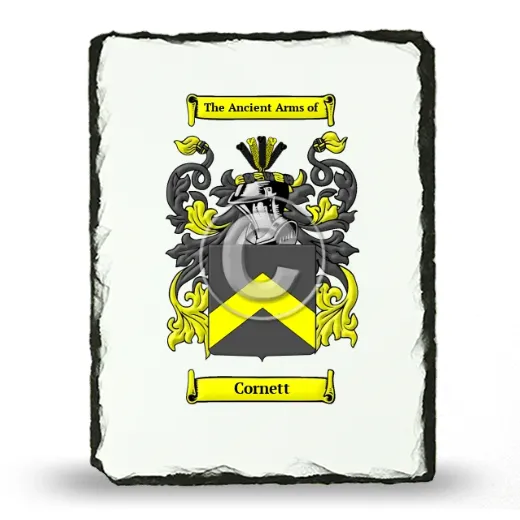 Cornett Coat of Arms Slate