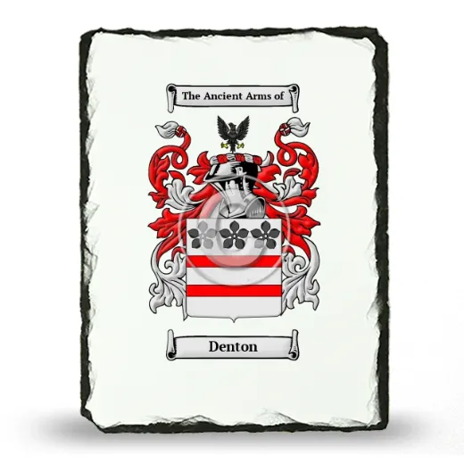 Denton Coat of Arms Slate