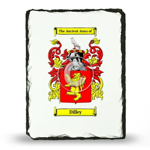 Dilley Coat of Arms Slate