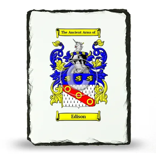 Edison Coat of Arms Slate