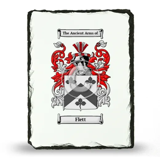 Flett Coat of Arms Slate