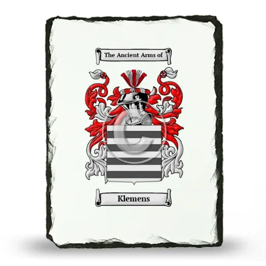 Klemens Coat of Arms Slate
