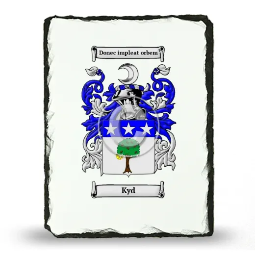 Kyd Coat of Arms Slate