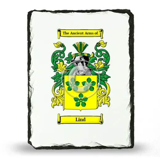 Lind Coat of Arms Slate