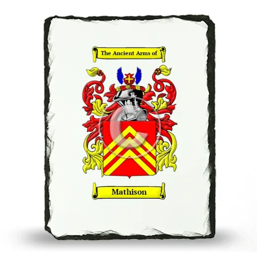 Mathison Coat of Arms Slate