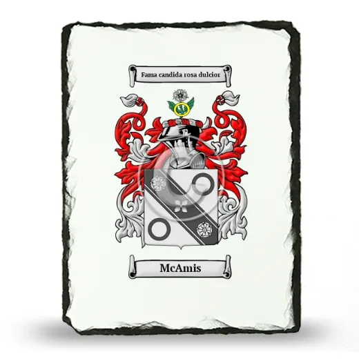 McAmis Coat of Arms Slate