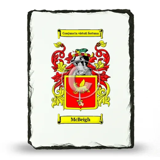 McBeigh Coat of Arms Slate