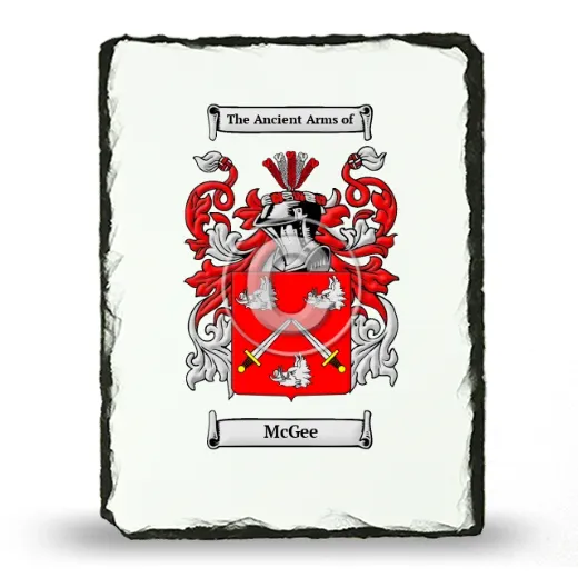 McGee Coat of Arms Slate