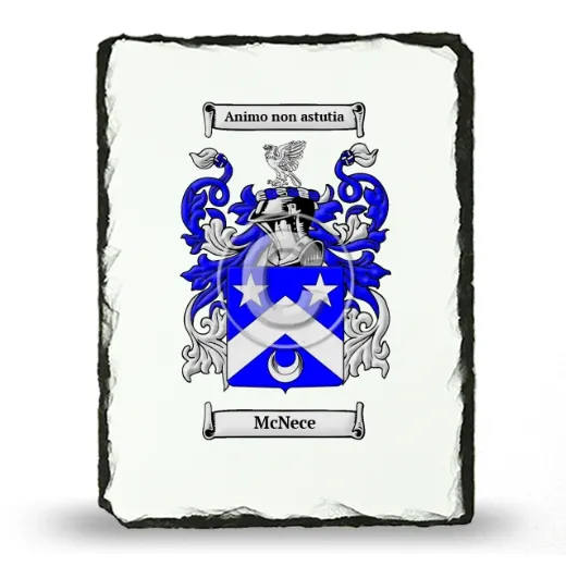 McNece Coat of Arms Slate