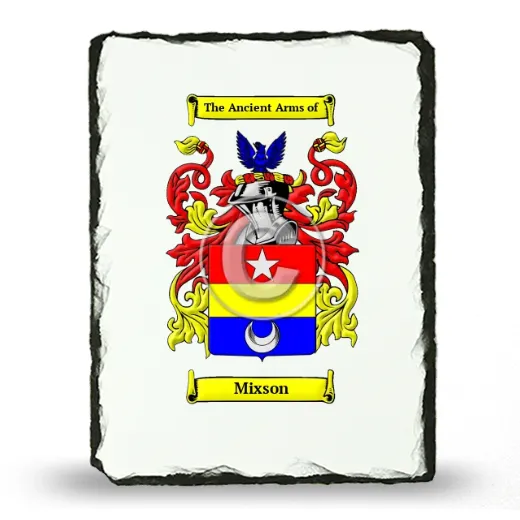 Mixson Coat of Arms Slate