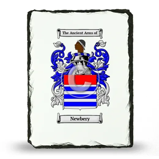 Newbery Coat of Arms Slate