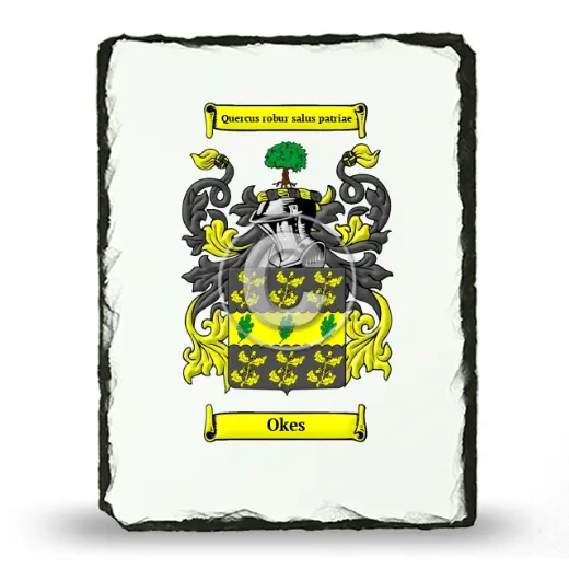 Okes Coat of Arms Slate