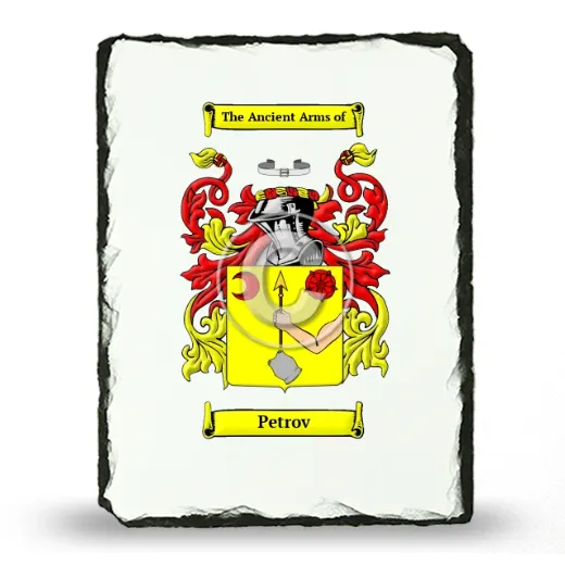 Petrov Coat of Arms Slate
