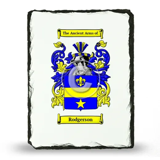 Rodgerson Coat of Arms Slate