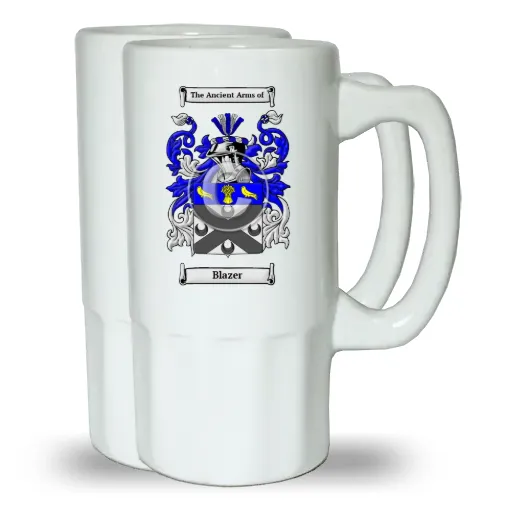 Blazer Pair of Beer Steins
