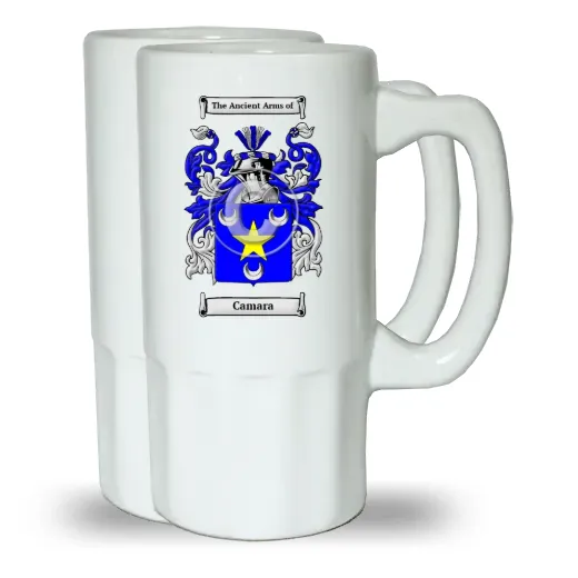 Camara Pair of Beer Steins