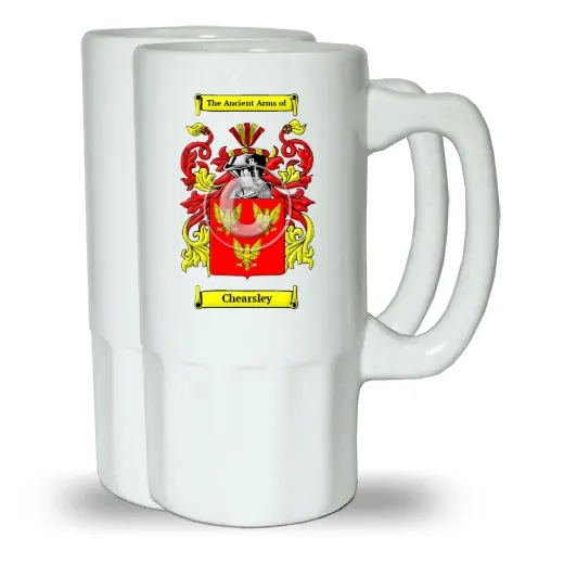 Chearsley Pair of Beer Steins