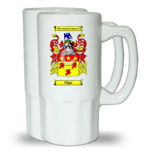 Diggs Pair of Beer Steins