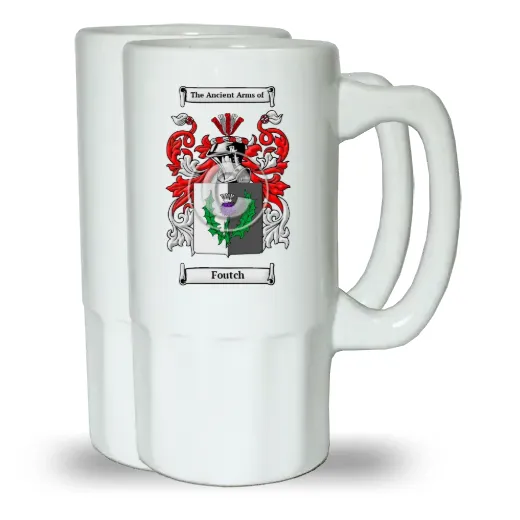 Foutch Pair of Beer Steins