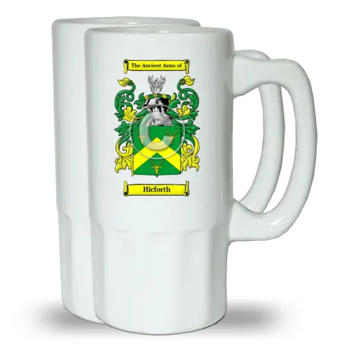 Hicforth Pair of Beer Steins