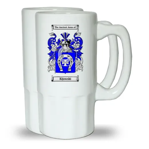 Kijowski Pair of Beer Steins