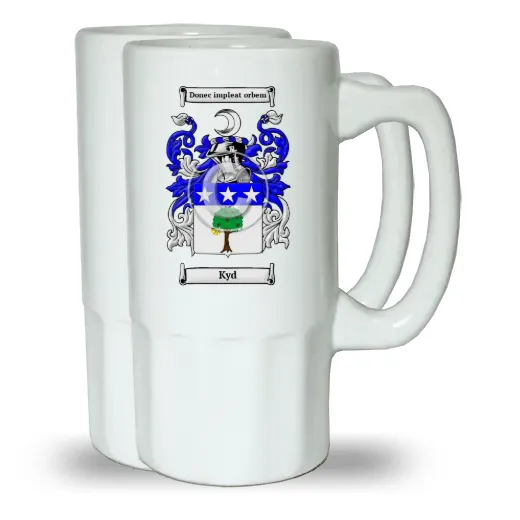 Kyd Pair of Beer Steins