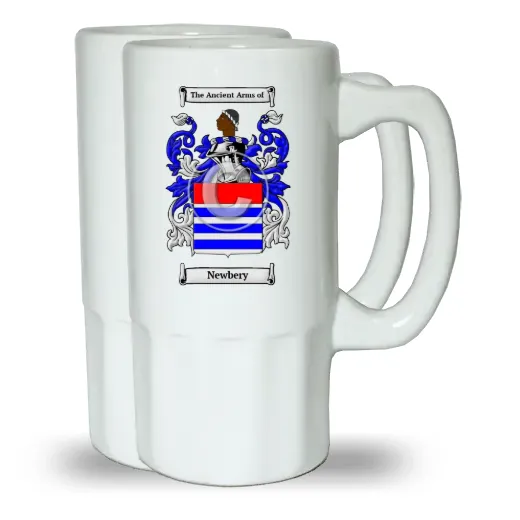 Newbery Pair of Beer Steins