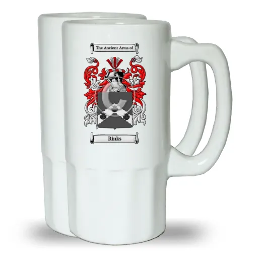 Rinks Pair of Beer Steins