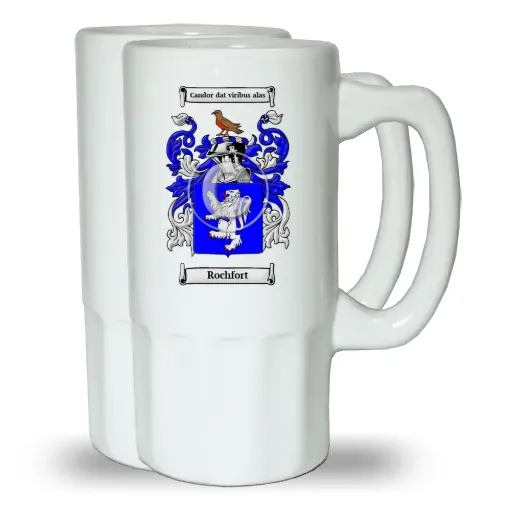 Rochfort Pair of Beer Steins