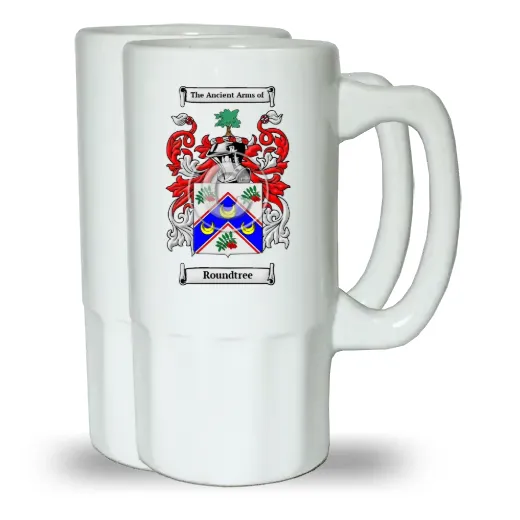 Roundtree Pair of Beer Steins