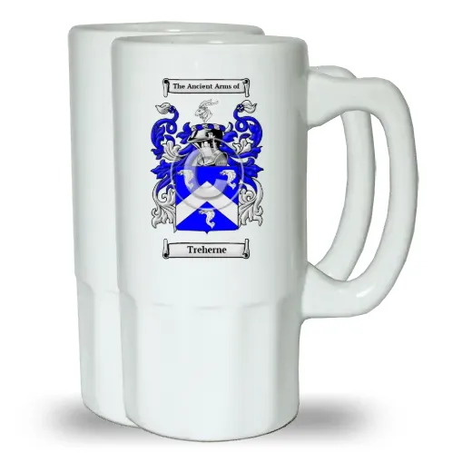 Treherne Pair of Beer Steins