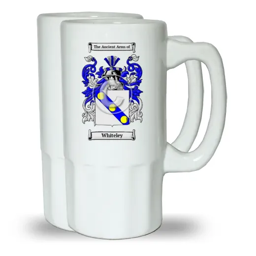 Whiteley Pair of Beer Steins