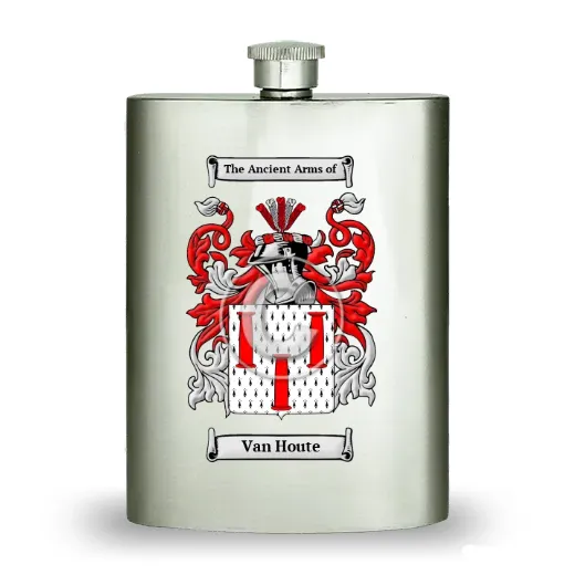 Van Houte Stainless Steel Hip Flask