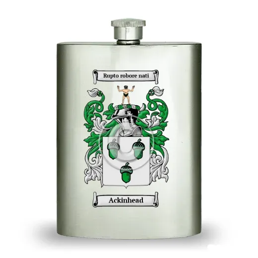 Ackinhead Stainless Steel Hip Flask