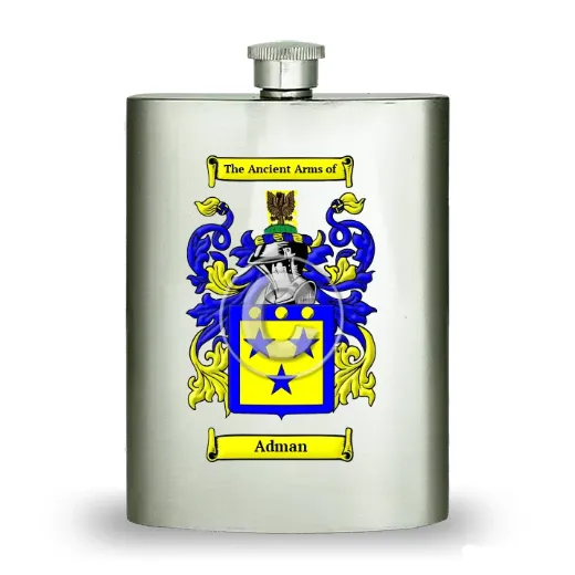 Adman Stainless Steel Hip Flask