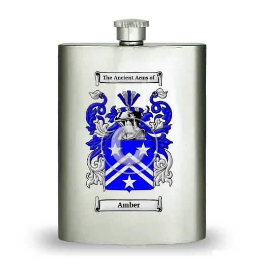 Amber Stainless Steel Hip Flask